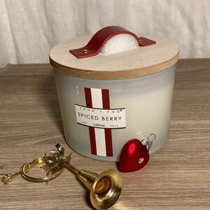 Sand + Fog Spiced Berry 12oz Candle two wicks New